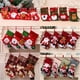thumbnail image 3 of Gran oferta de calcetines de decoración navideña para regalos de árboles de Navidad, bolsa de calcetines colgantes para decoración de fiesta en casa, 3 of 4