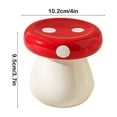thumbnail image 3 of kkbbma under $5 Toothpick Holder, Cute Mushroom Toothpick Dispenser, Kitchen Home Restaurant Dining Room Toothpick Container Birthday Mother's Hostess Gift for Friend Family Decoration, 3 of 6
