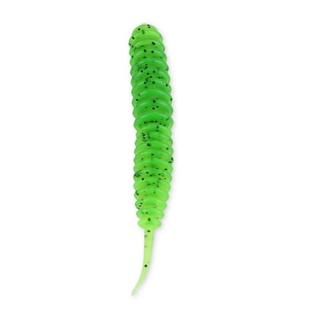20pcs Fishing Lures Lifelike Worm Soft Baits Set Box Tackle Accessory (Green)
