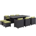thumbnail image 5 of Modway Reversal Outdoor Patio 11 Piece Dining Set, Multiple Colors, 5 of 27