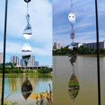 thumbnail image 4 of Juego de Discos para Ahuyentar Pájaros Altamente Reflectantes, Decoración de 9 Discos de Metal para Jardines Al Aire Libre, Ahuyentador de Pájaros para Patio, Granja, 4 of 7