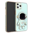 thumbnail image 3 of 3D Plating Astronaut Hidden Stand Case Cover Cute Astronaut Stand Phone Case para IPhone 12Pro TPU Cover, 3 of 3