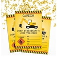 thumbnail image 2 of Darling Souvenir Yellow Birthday Invitation Card Printable Fill or Write In Blank Invites Party Supplies Pack Of 28 5 x 7 Inches, 2 of 5