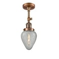 thumbnail image 3 of Innovations Lighting 201F-PN-G165 Geneseo 1 Light 6-1/2" Wide Semi-Flush Ceiling Fixture -, 3 of 5