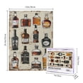 thumbnail image 4 of 500 PCS 500 PCS Jigsaw Puzzles for Adults Retro wine bottle illustration,Challenging Brain Exercise,Classic Adults Wooden Puzzle,Great for Relaxation and Display for Puzzle Enthusiast, 4 of 6