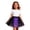 Purple, variant on WOYY Toddler Girls Glitter Party Tutu Skirt Carnival High Waist Tulle Skirt
