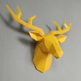 thumbnail image 5 of Hanging Wall Decor,Deer Head Wall Art Geometric Yellow Gold Color Deer Wall Sculpture Handmade Taxidermy Resin Wall Animal Head For Bar Holiday Home Decoration, 5 of 7