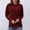 Wine, variant on Oplxuo Women's Long Sleeve Shirts Crewneck Cotton Basic T-Shirt Solid Color Soft Comfy Casual Tops Tees for Women