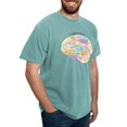 thumbnail image 4 of CafePress - Quilter's Brain T Shirt - Mens Comfort Colors Shirt, 4 of 5
