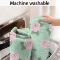 thumbnail image 5 of Pioneer Flower Floral Print Pattern Bathroom Rugs Mat, Non Slip Microfiber Bathroom Rug with Rubber Backing, Soft Mats for Bathroom Floor Tub Shower, 17"x27", 5 of 5