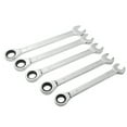 thumbnail image 4 of Amdohai Ratcheting Wrench Set, 12Pcs Chrome Vanadium Steel 8-19mm Flexible Head and Fixed Head Dual-use Ratchet Wrench Quick Wrench Garage Tools 72 Teeth with Organizer Box, 4 of 6