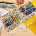 thumbnail image 2 of Misright Crochet Hook Organiser with Detacheable Zippered Pocket and Elastic Slots, 2 of 15