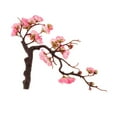 thumbnail image 3 of Flor de ciruelo artificial Flor de ciruelo de seda Rama de árbol Flores Rosa claro, 3 of 9