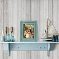 thumbnail image 2 of Americanflat 6x8 Rustic Picture Frame in Turquoise Blue with Textured Wood and Polished Glass - Horizontal and Vertical Formats for Wall and Tabletop - Farmhouse Style, 2 of 4