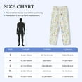 thumbnail image 4 of Bixox Men's Flower Rabbit Patterned Pajama Pants with Pockets Lounge Clothes for Home, 4 of 5