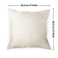 thumbnail image 4 of 1pc 18x18 inches DIY SUBLIMATION Blanks Square Throw Sofa Pillow Cases for Heat Press Printing, 4 of 7