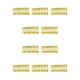 thumbnail image 1 of Vogacara Tabletas para mejorar las uñas, diseño elegante de puntos, textura esmerilada impermeable, textura esmerilada, puntas de manicura JM-02Amarillo 10piezas, 1 of 6