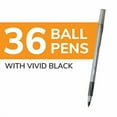 thumbnail image 2 of BIC Round Stic Grip Xtra Comfort Black Ballpoint Pens, Medium Point (1.2mm), 36-Count Pack, Perfect Writing Pens With Soft Grip for Superb Comfort and Control, 2 of 3