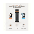 thumbnail image 4 of 2 in 1 Portable 320Ml Coffee Pot French Press Coffee Maker Stainless Steel Chilled Insulated 8H Travel Mug With Filter, 4 of 10