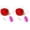 Red 2PCS, variant on Clown Flower Joke Toys Water Spray Games Guaranteed | Realistic Toys For Perfect For Birthday Parties A Humorous To