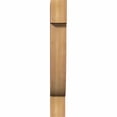 thumbnail image 2 of 3 1/2"W x 10"D x 26"H Alpine Smooth Corbel, Western Red Cedar, 2 of 9