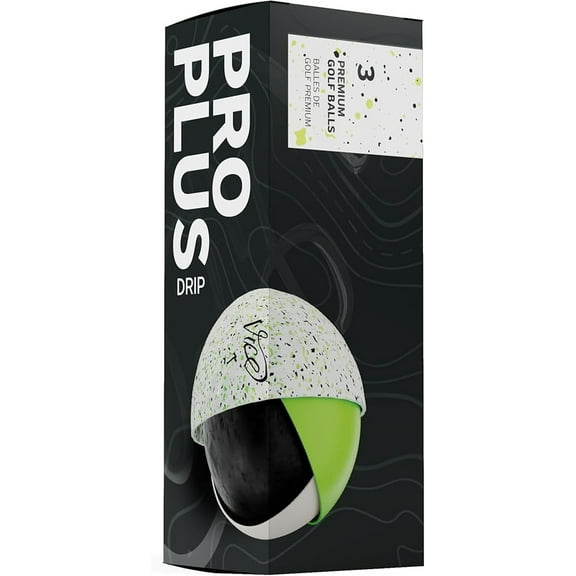 Vice Golf Pro Plus Golf Balls (Drip Lime, 3pk) 1 Sleeve 2025 NEW