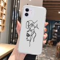 thumbnail image 1 of Fundas estéticas para iPhone 14, 11, 13 Pro, Max, 12 Pro, XR, 7, 8, SE, 2022, 2020, X, Xs, 6, 6s Plus, 13, Mini Funda de silicona Fivean unisex, 1 of 2