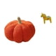 thumbnail image 1 of Cojín de peluche de calabaza de Halloween y figura sueca, cojín decorativo para sofá y escultura de animal para dormitorio y estantería de entrada., 1 of 8