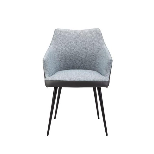 Moe's Home Collection Chaise de Salle à Manger Beckett, Bleue (Ensemble de 1)