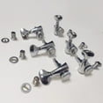 thumbnail image 5 of 6 Pieces 3L 3R Guitar Lock String Tuners – Locking Tuning Key Pegs Machine Heads Replacement Parts for ST TL Style Electric, Folk or Acoustic Guitars – Nickel, 5 of 11