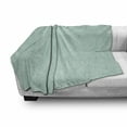 thumbnail image 3 of Turquoise Soft Flannel Fleece Blanket, Dahlia Flowers Bouquet Hand Drawn Style with Brush Strokes Effect Ornamental Art, Cozy Plush for Indoor and Outdoor Use, 50" x 70", Pale Blue, by Ambesonne, 3 of 6