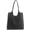 Black, variant on Soft Faux Suede Tote Bag for Women - Magnetic Closure Hobo Handbag, Casual Vegan Leather Purse​