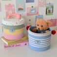 thumbnail image 2 of Woven Storage Basket Living Room Desktop Sundries Storage Basket C, 2 of 5