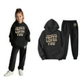 thumbnail image 3 of KidS Boys Jesus Loves You Hoodies Long Sleeve Fashion Graphic Hoodies Oversize Pullover and Sweatpants 2 Pcs Fall Winter Clothes Faith Over Fear Hoodie 3-4 Years Cute&nbsp;Boys Girls&nbsp;Clothing, 3 of 6