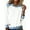 White #16, variant on KDDYLITQ Denim Sweatshirt Women Button Up Oversized Pullover Lapel Collar Color Block Shirts Casual Dressy Loose Tops Red S