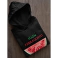 thumbnail image 3 of Buon Ferragosto Watercolor Melon Hoodie Toddler -Image by Shutterstock,  4 Toddler, 3 of 4