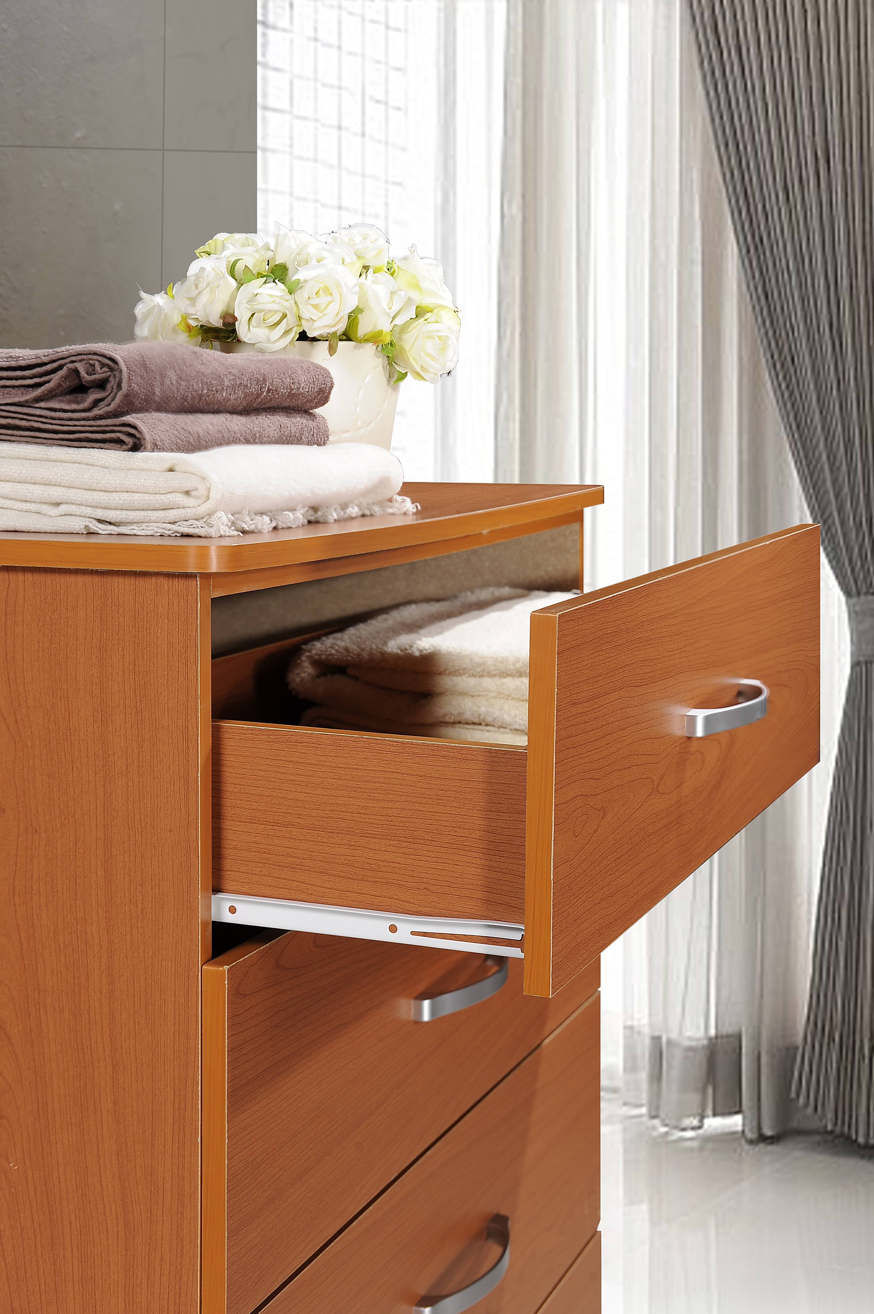Hodedah 5-Drawer Chest, Multiple Colors
