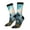 3 Black, variant on Astronaut Contemplating Planet Print Adult Socks for Men & Women,Calf Socks, Ankle Socks,Boots Socks,Breathable Casual Sock,Unisex Crew Socks