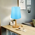thumbnail image 2 of UPGRATOR 1Pack Decorative Lamp Shade Cover Blue Cloth Household Simple Style for Friends, 2 of 5