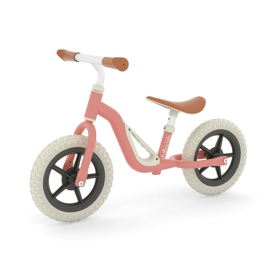 Chillafish Charlie Lightweight Toddler Balance Bike with Carry Handle, Adjustable Seat and Handlebar, Puncture-Proof 10-inch Wheels, for Kids 18-48 Months, Flamingo