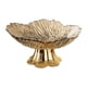 thumbnail image 2 of Frutero con pedestal de gran capacidad, elegante cesta de frutas de PET para mesa decorativa. Oro transparente, 2 of 8