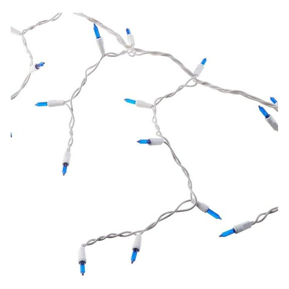 14087-88 Blue 300 Count Icicle Set Christmas Lights & -Cicles