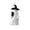Cat Ghost, variant on Halloween Decoration Resin Ghost Figurine with Bowl, White Spooky Tabletop Home Decor for Mantel, Shelf, Entryway, 5.3in