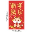 thumbnail image 3 of Fiudx Juego de Sobres Rojos 2024, Diseño Estampado En Dorado, Tradición Festiva China, Regalo Universal de Año Nuevo, Buena Suerte, Decoración Del Hogar, Paquete de 8, Tamaño 17 X 9 Cm, 3 of 4