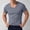 Gray, variant on Ice Silk V Neck Short Sleeve Tees for Men Lightweight Breathable Stretchy Flex Soft Raglan Shirts Summer Casual Daily Training Tops