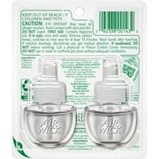 Air Wick Vibrant Plug-In Scented Oil Air Freshener Warmer Refills, White Gardenia and Plumeria, 2 Count