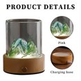 thumbnail image 2 of Luz De Noche Mountain Bedside Light Ornaments 300mAh Luz de escritorio para dormitorio (verde) Tmvgtek Para estrenar, 2 of 9