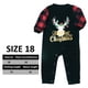 thumbnail image 5 of Pijamas navideños para bebé Conjunto de pijamas de tótem de manga larga con estampado de ciervos lindos, 5 of 5