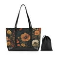 thumbnail image 7 of FORMRS Laptop Tote Bag for Women with 15.6" Computer Compartments Handbag, Dark Floral Pattern, 7 of 7