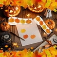 thumbnail image 5 of WeeWhimsy 500Pcs Fall Thanksgiving Pumpkin Stickers Roll Assorted Orange Pumpkin Seal Stickers Decals for Envelope Scrapbook Party Supplies, 5 of 6